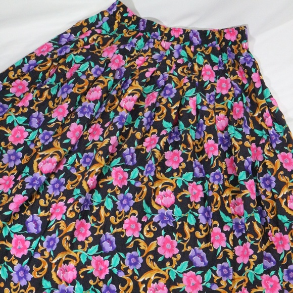 VTG INTENTIONS by Hartwell Pleated A-Line Skirt - Picture 1 of 6